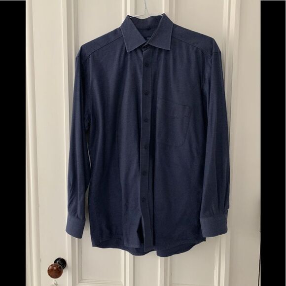 tcm exclusive Other - TCM Exclusive navy w/blue dots button down shirt